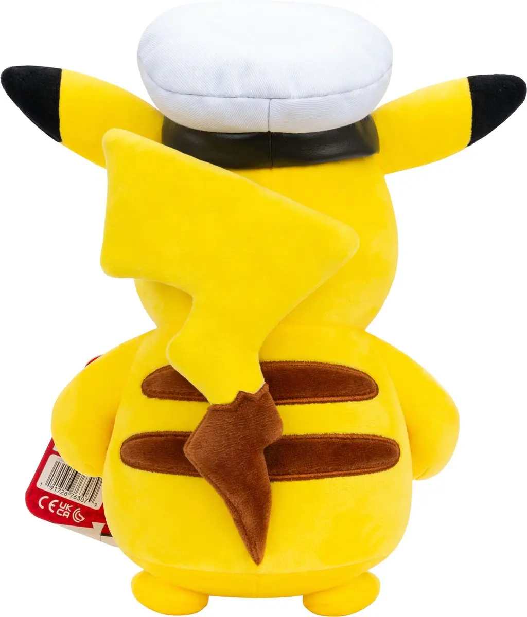 Pokémon Captain Pikachu Plush 20cm