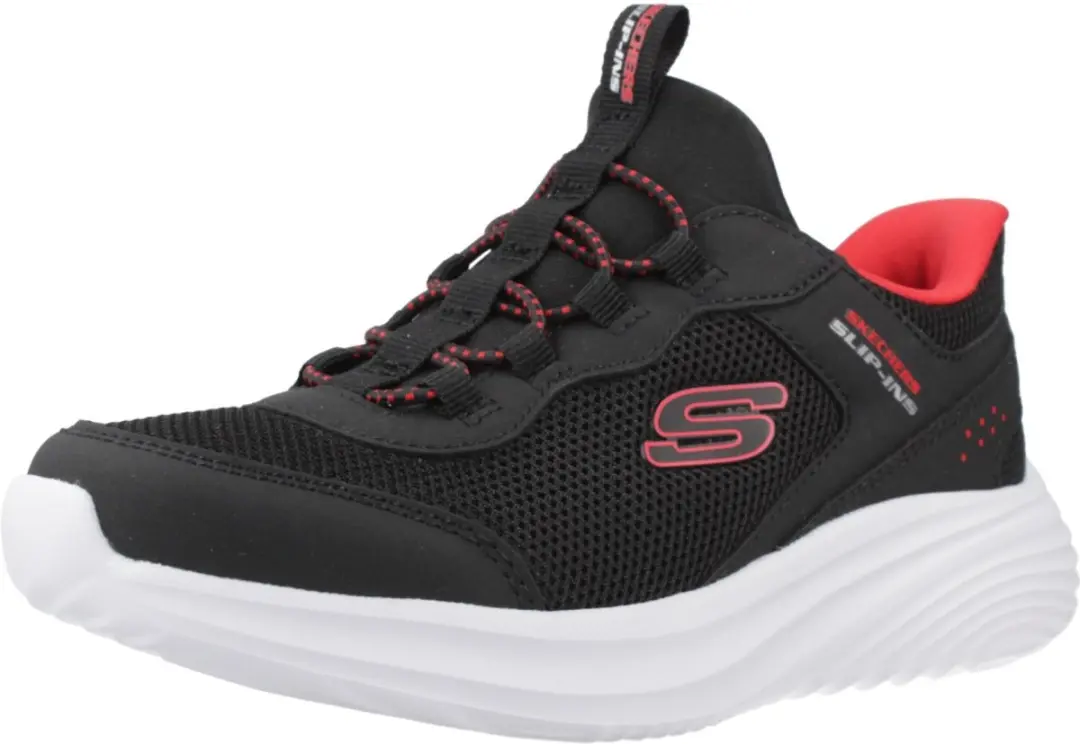 Skechers Slip-ins Bounder Pro Jongens Sneakers - Maat 34 - Zwart