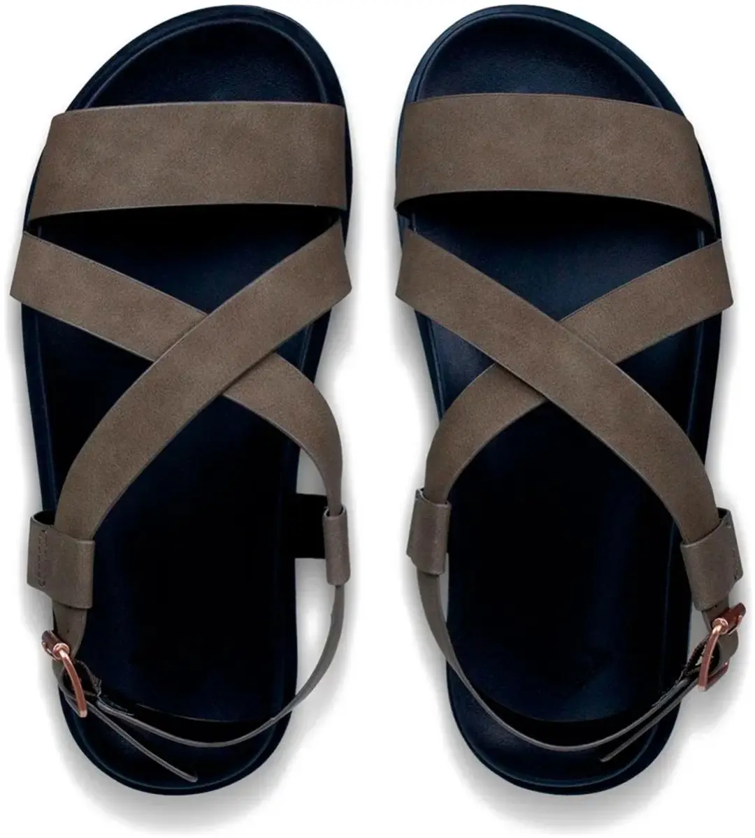 Roxy Zaho Crossed Sandalen - 39 - Oil Green - afbeelding 3 van 4