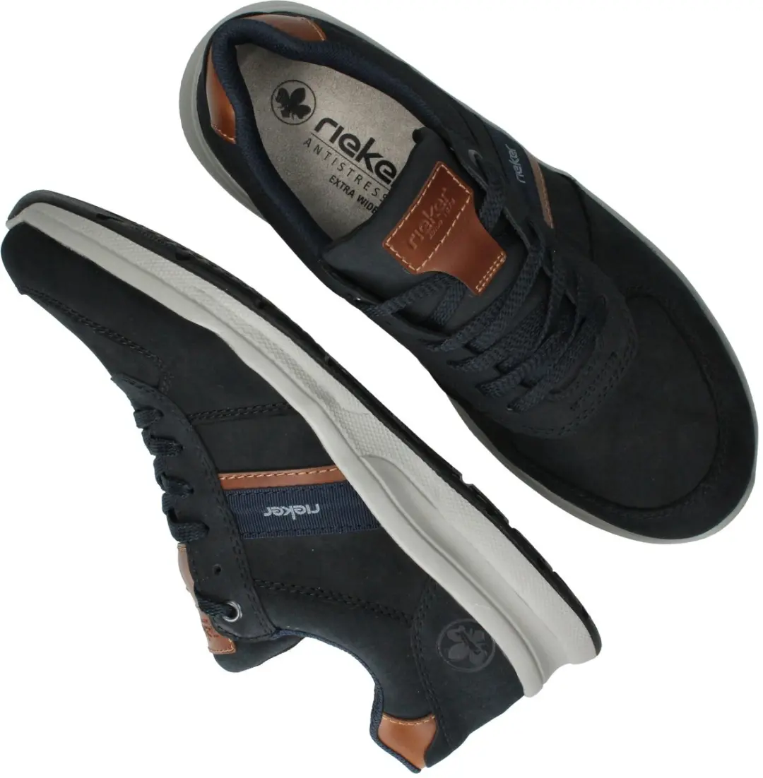 Rieker 06100 Veterschoenen - Blauw - Maat 44 - afbeelding 5 van 6