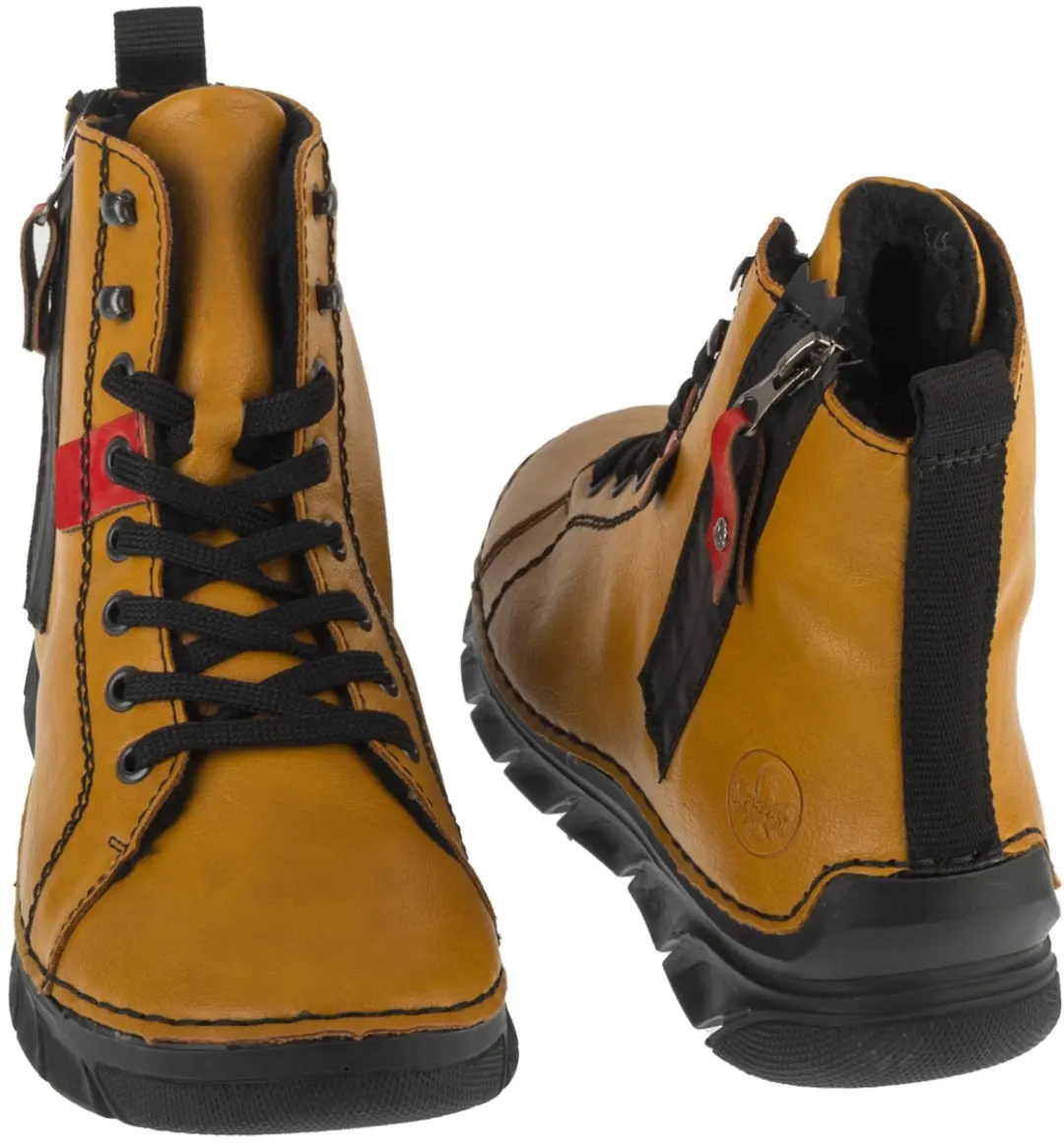 Rieker 55024 Booties - Geel - Maat 38