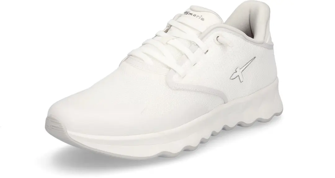 Tamaris NOWANA damestrainers 1-23700-44 100 lage damesschoenen vegan wit