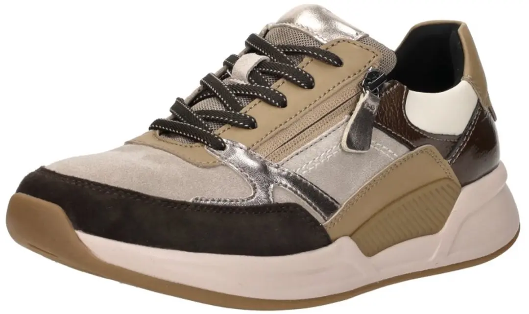 Gabor Rollingsoft Veterschoenen Laag - Taupe - Maat 38 - afbeelding 3 van 6