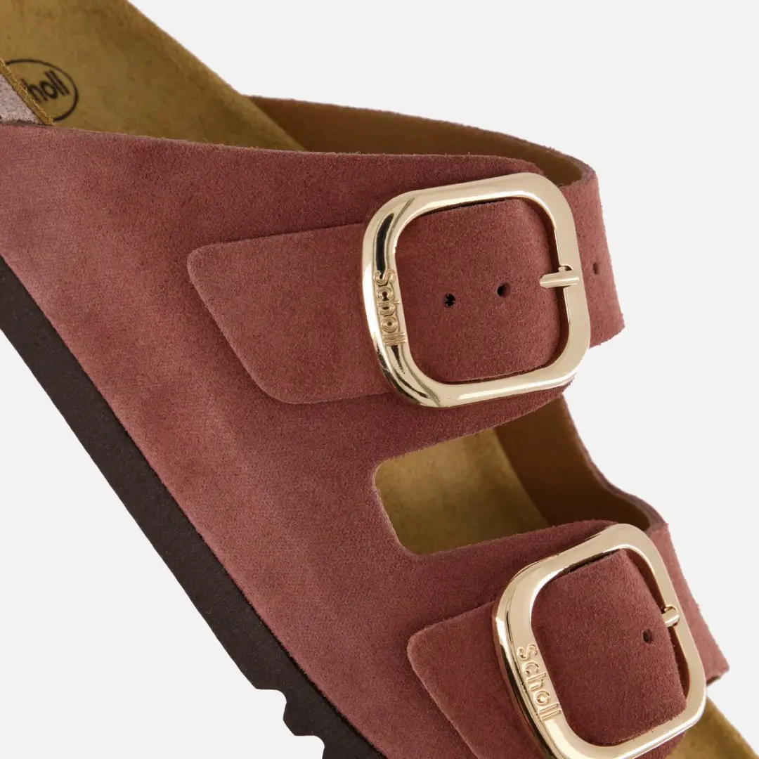 Scholl Noelle Sandalen - Rood Suede 37