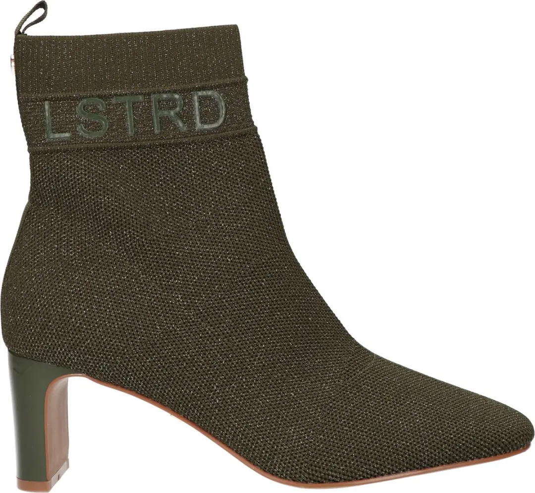 La Strada Enkellaars Kaki Knitted