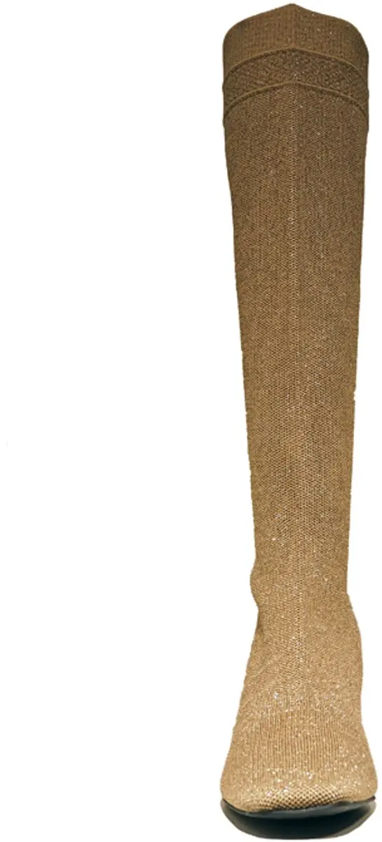La Strada Laars Goud Knitted Damesschoenen 39