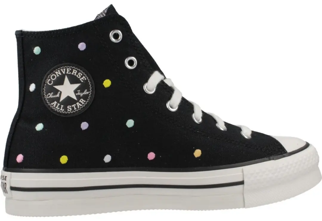 CONVERSE Chuck Taylor All Star Lift Polka Dots Platform Zwart 38,5 EU