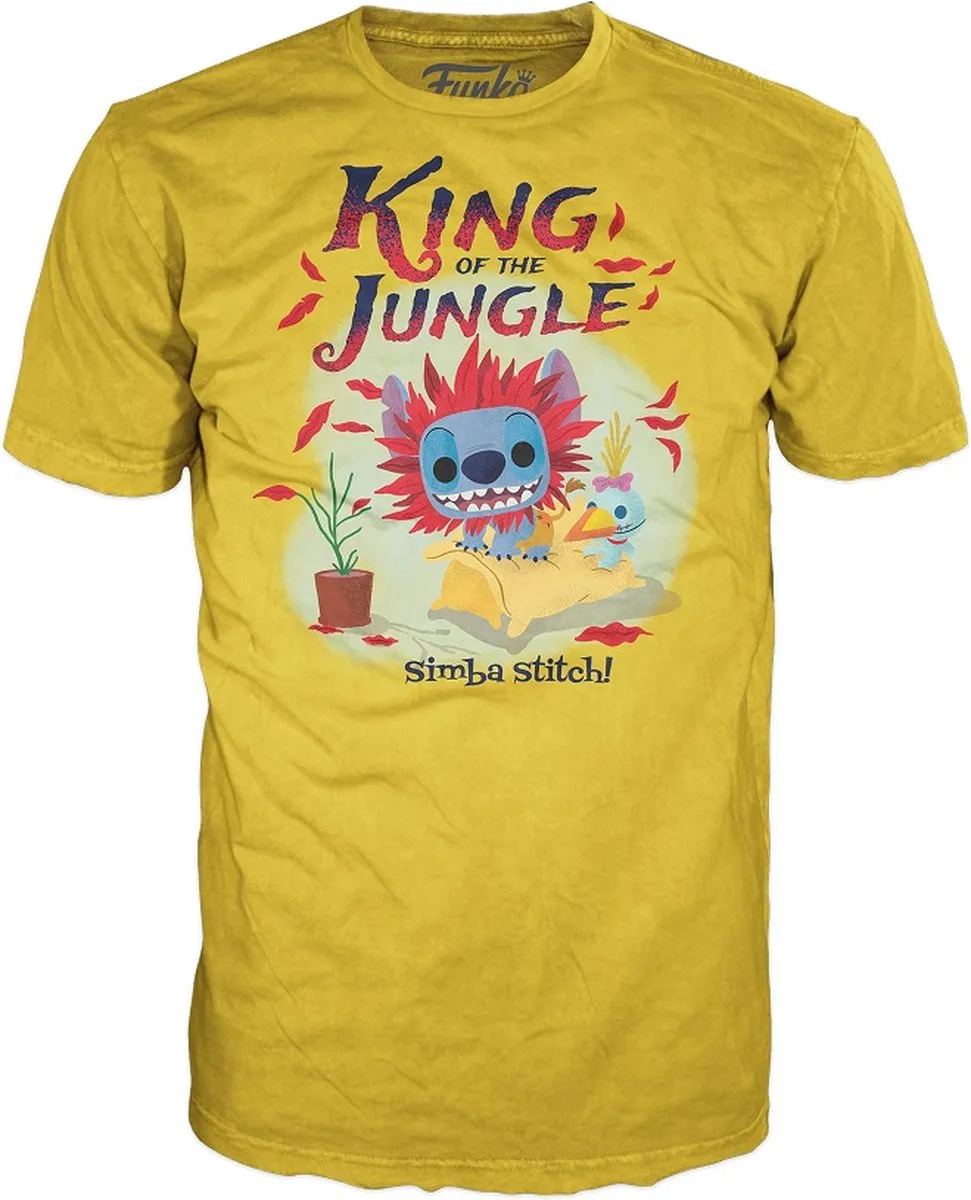 Funko Pop! Disney Lilo & Stitch Simba Stitch Tee Box - S - afbeelding 5 van 6