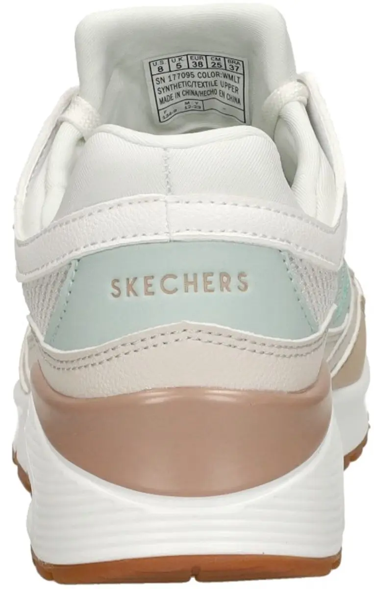 Skechers Uno - Heel Hints Sneakers Laag - Wit - afbeelding 6 van 6