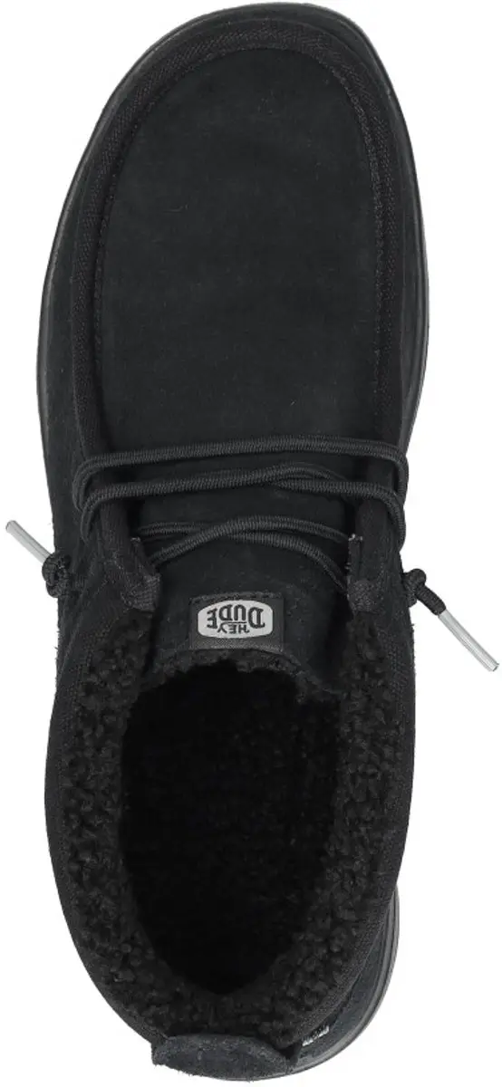 HEYDUDE Wally Mid GripR Warmth Heren Instappers - Zwart - afbeelding 4 van 6