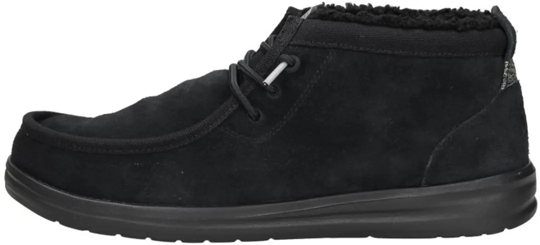 HEYDUDE Wally Mid GripR Warmth Heren Instappers - Zwart - afbeelding 2 van 6