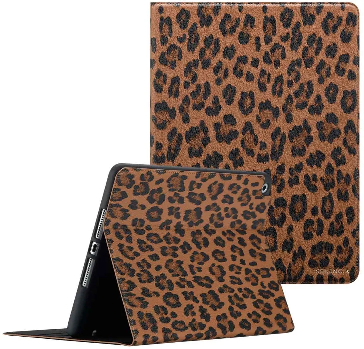 Selencia Tablethoes Sabi - Apple iPad 10.2" - Bruin