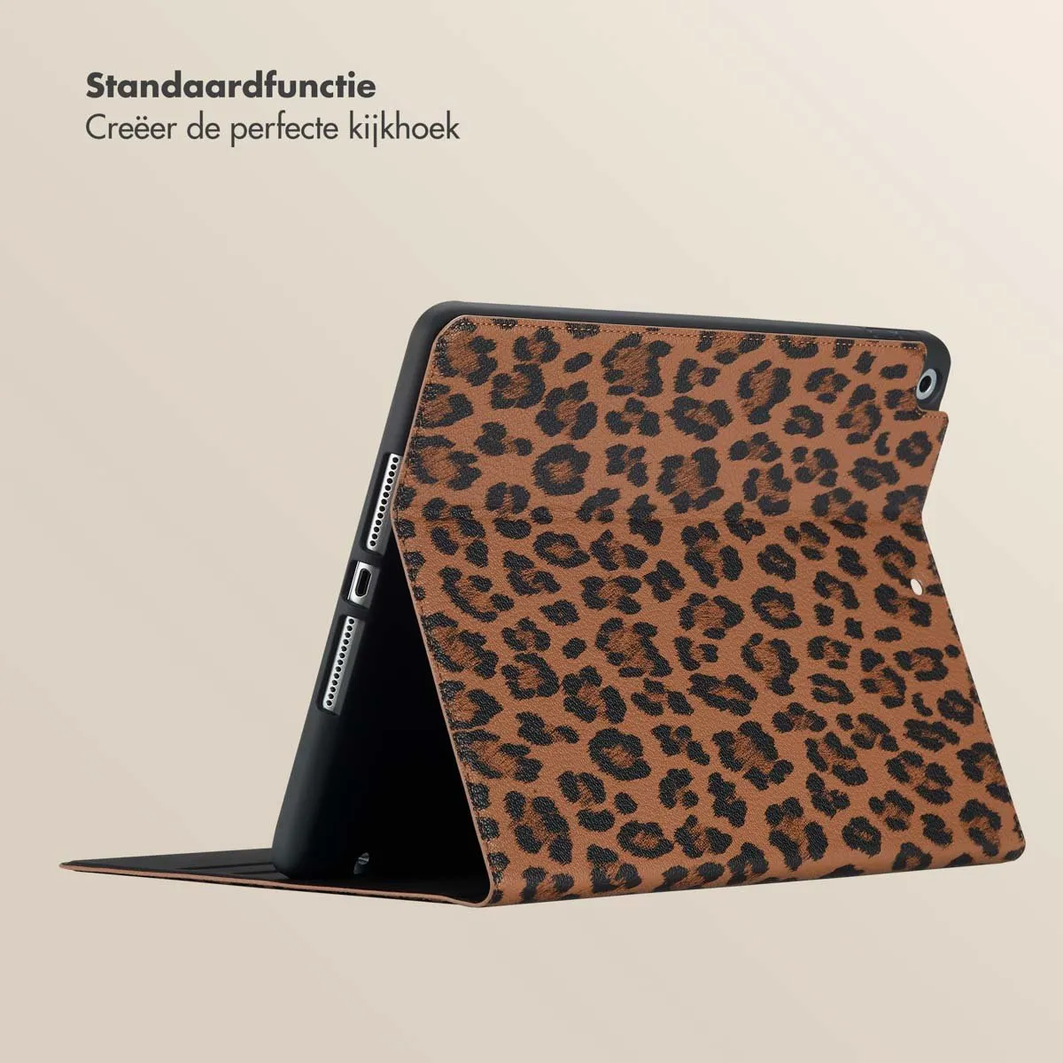 Selencia Tablethoes Sabi - Apple iPad 10.2" - Bruin
