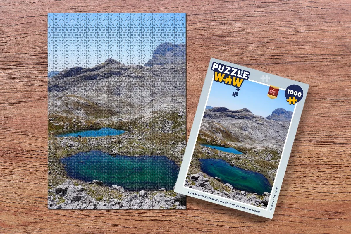 PuzzleWow Legpuzzel Picos de Europa 1000 Stuks - Multicolor