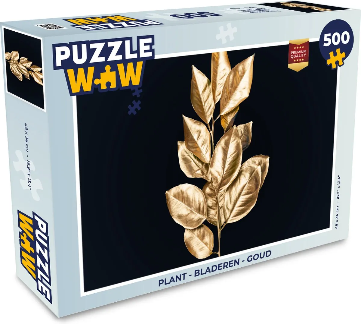 PuzzleWow Plant Bladeren Legpuzzel 500 Stuks - Multicolor