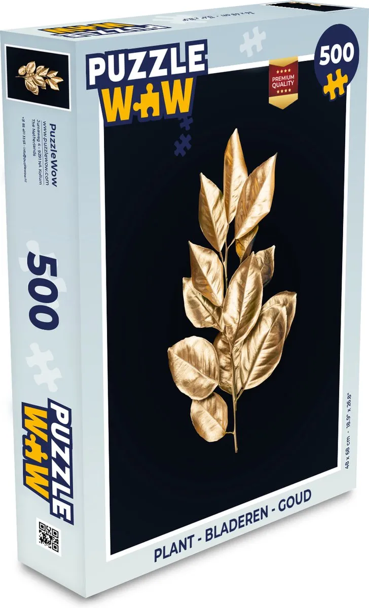 PuzzleWow Plant Bladeren Legpuzzel 500 Stuks - Multicolor