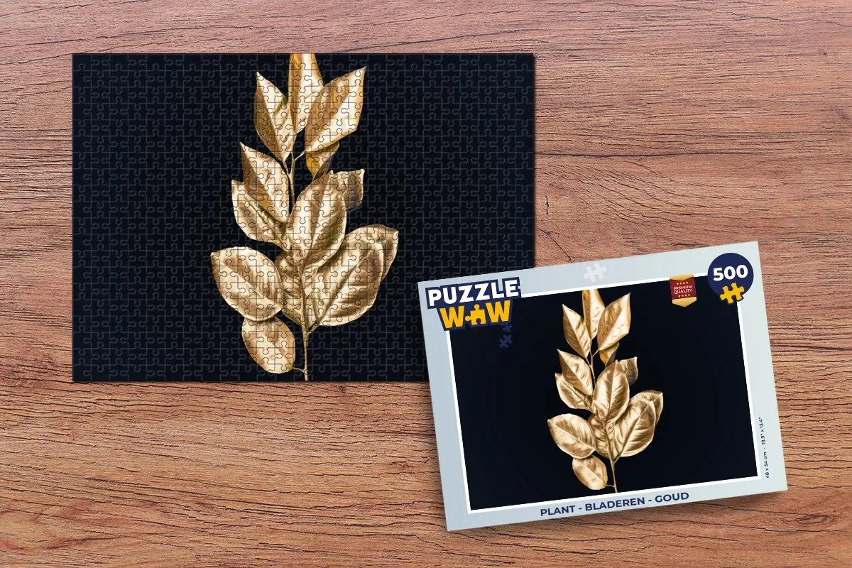 PuzzleWow Plant Bladeren Legpuzzel 500 Stuks - Multicolor