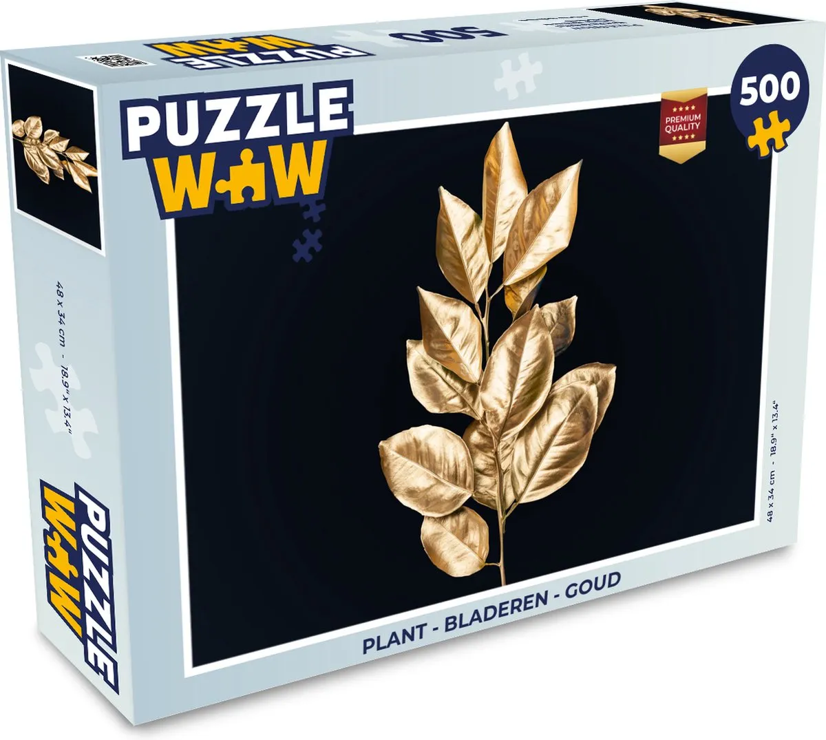 PuzzleWow Plant Bladeren Legpuzzel 500 Stuks - Multicolor