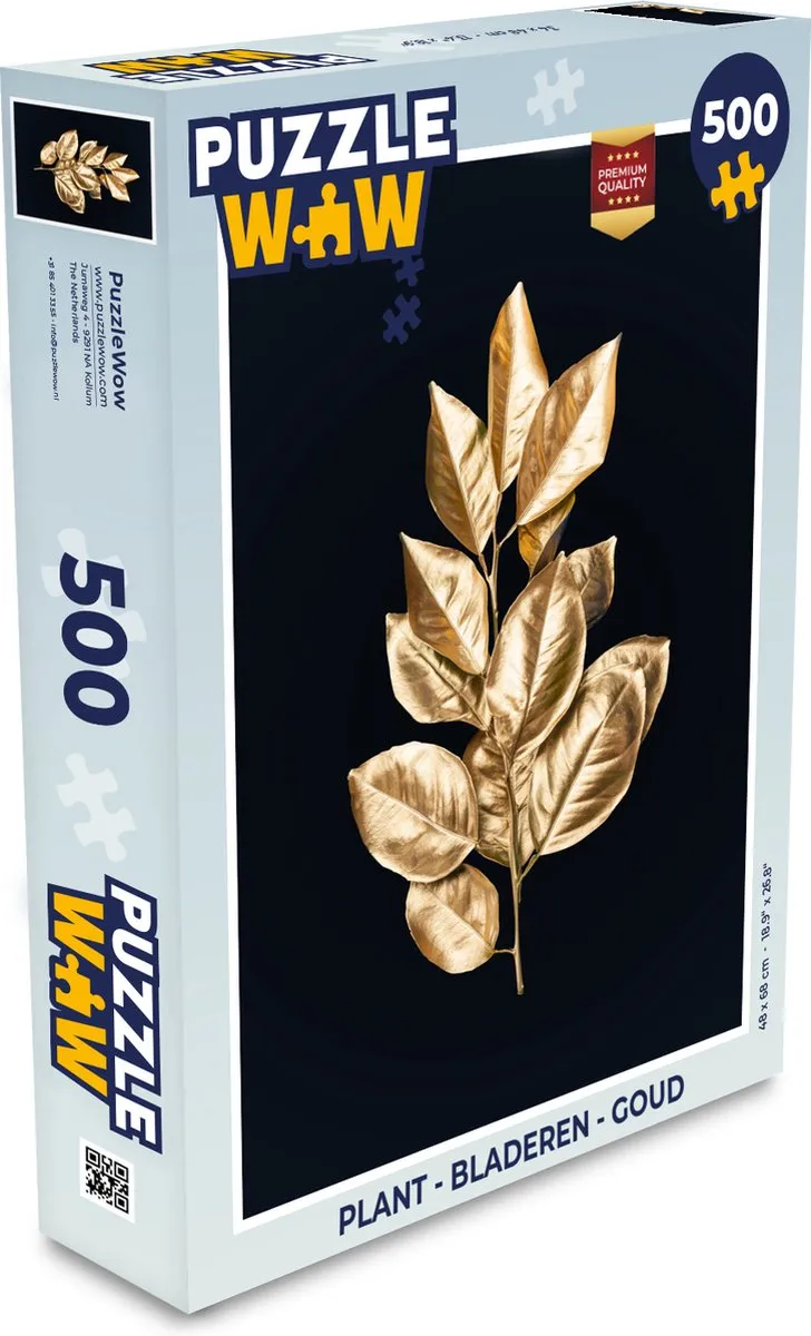 PuzzleWow Plant Bladeren Legpuzzel 500 Stuks - Multicolor