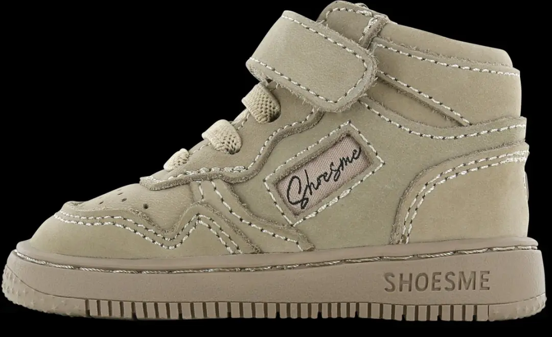 Shoesme Taupe Basket Sneakertje maat 20 - afbeelding 2 van 6