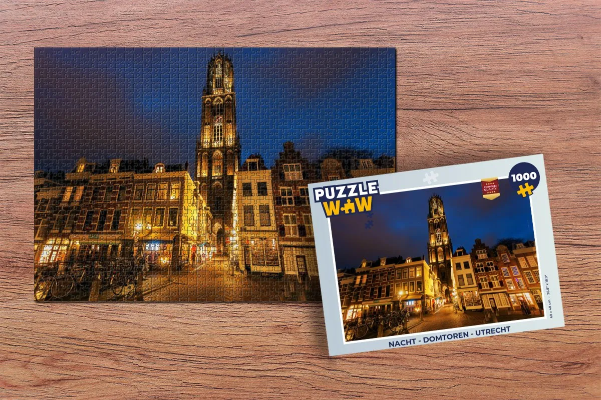 PuzzleWow Domtoren Legpuzzel 1000 Stuks - Multicolor