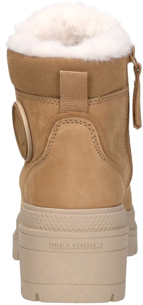 Palladium Pallarise NBK L Veterschoenen - Maat 38 - Cognac