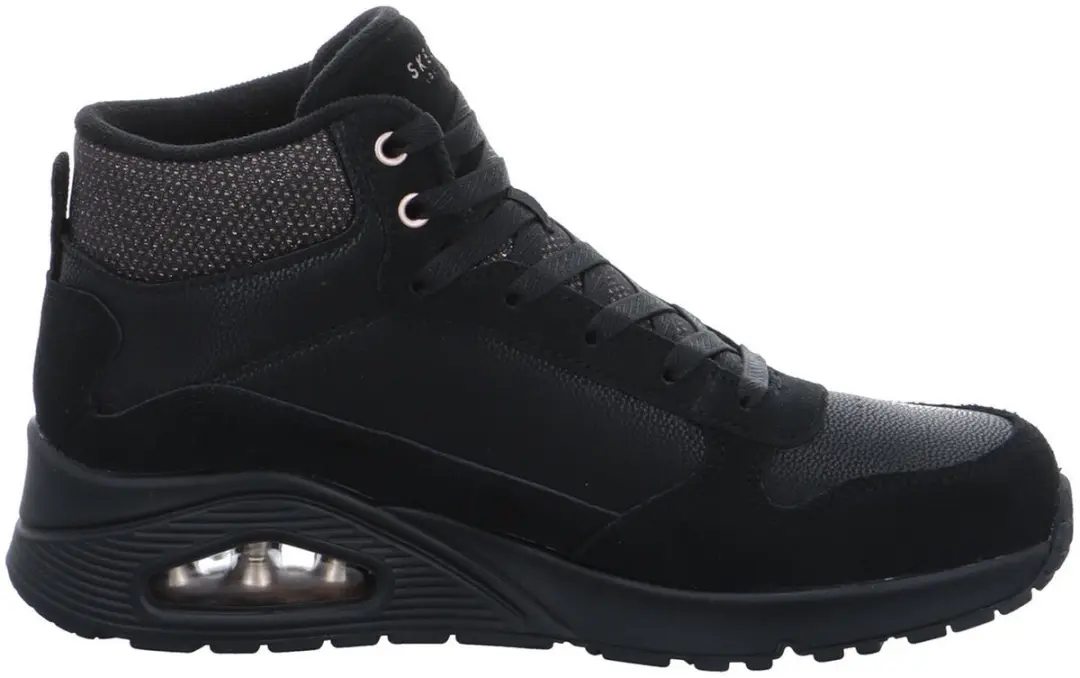 Skechers Uno Stacre Shine Dames Sneakers - Zwart - afbeelding 5 van 6