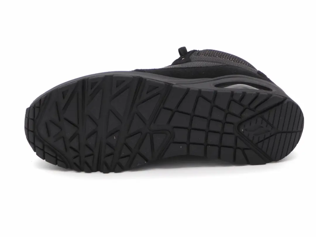 Skechers Uno Stacre Shine Dames Sneakers - Zwart - afbeelding 3 van 6