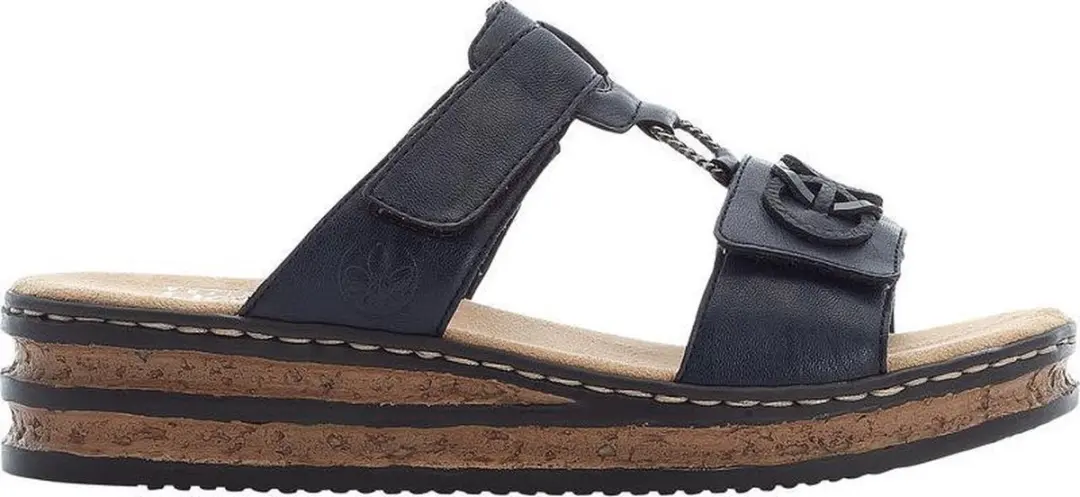Rieker Dames Slipper 62936-14 Blauw
