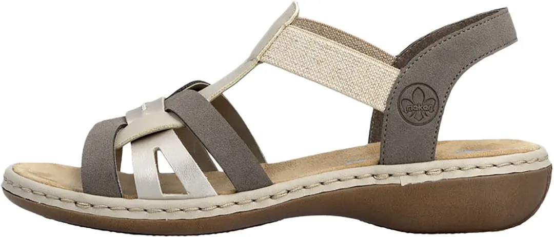 Rock-sandalen met elastieken