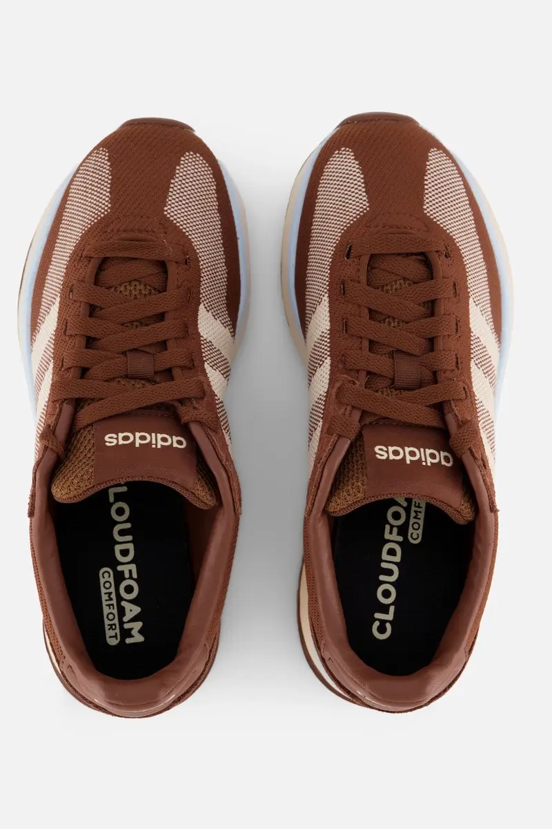 adidas Run 70 2.0 Knit Sneakers - Textiel - Bruin - afbeelding 6 van 6