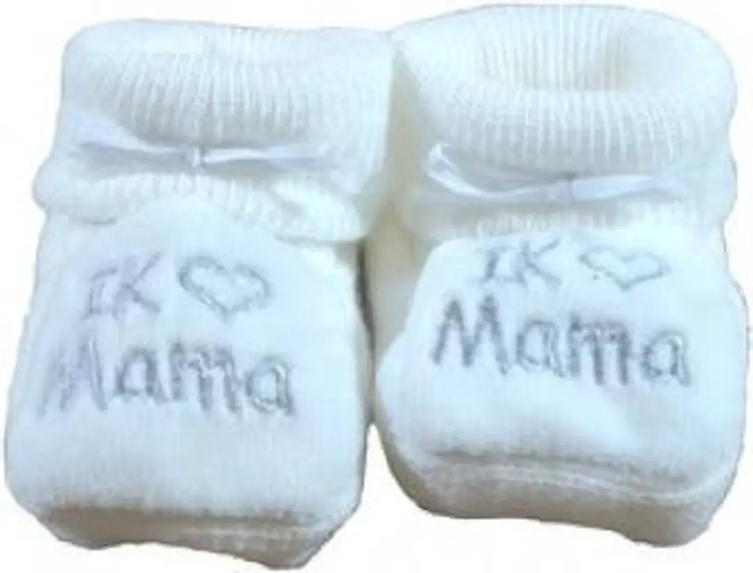 Slofjes I love Mama