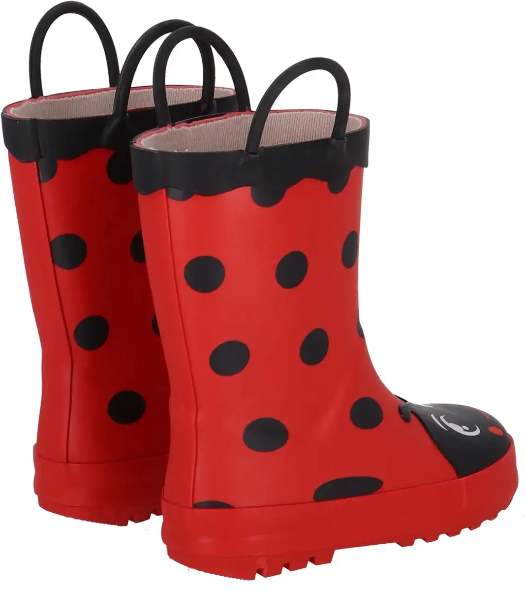 Kinderlaarzen met lieveheersbeest print