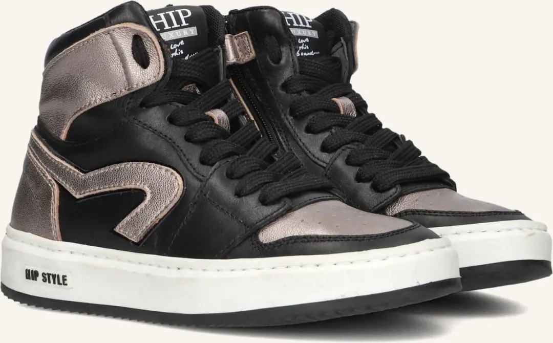 Hip H1765 Sneakers Meisjes - Zwart - Maat 35 - afbeelding 6 van 6
