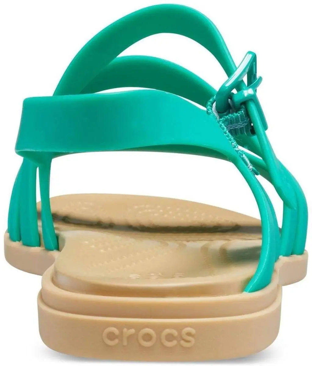 Crocs Tulum Sandalen Deep Green/Tan Maat 39/40 US 9