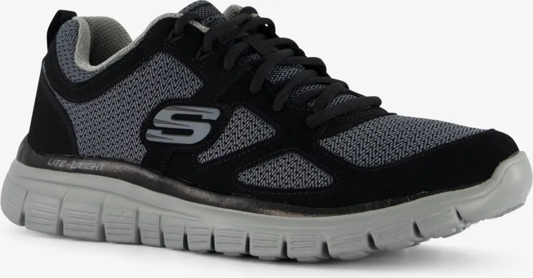 Skechers Burns-Agoura heren sneakers grijs