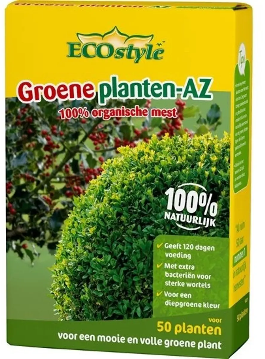 ECOstyle Buxus-AZ Meststof 1,6kg - 50 Planten - afbeelding 4 van 4