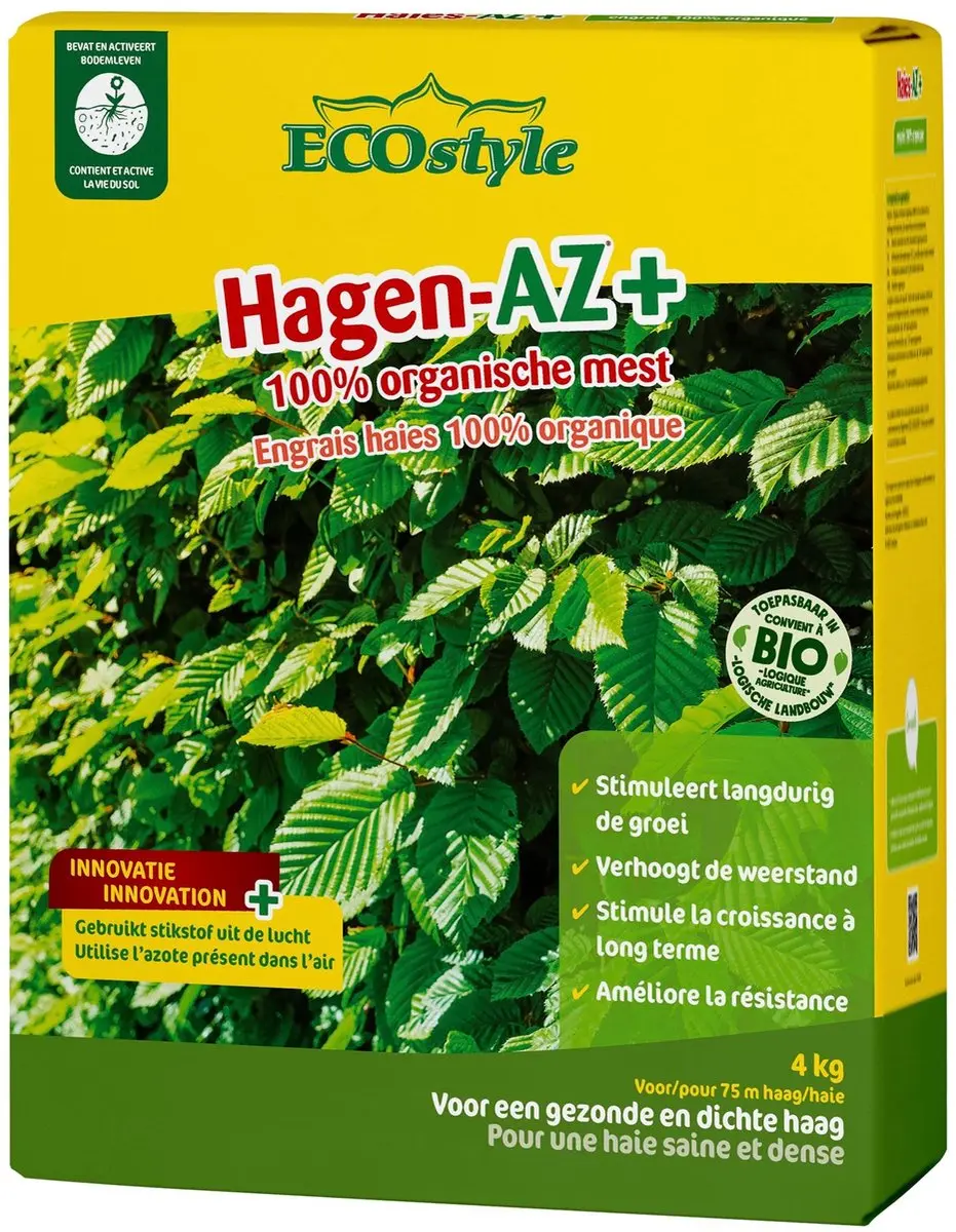 ECOstyle Hagen-AZ Organische Haagmeststof 1,6 kg - afbeelding 5 van 6