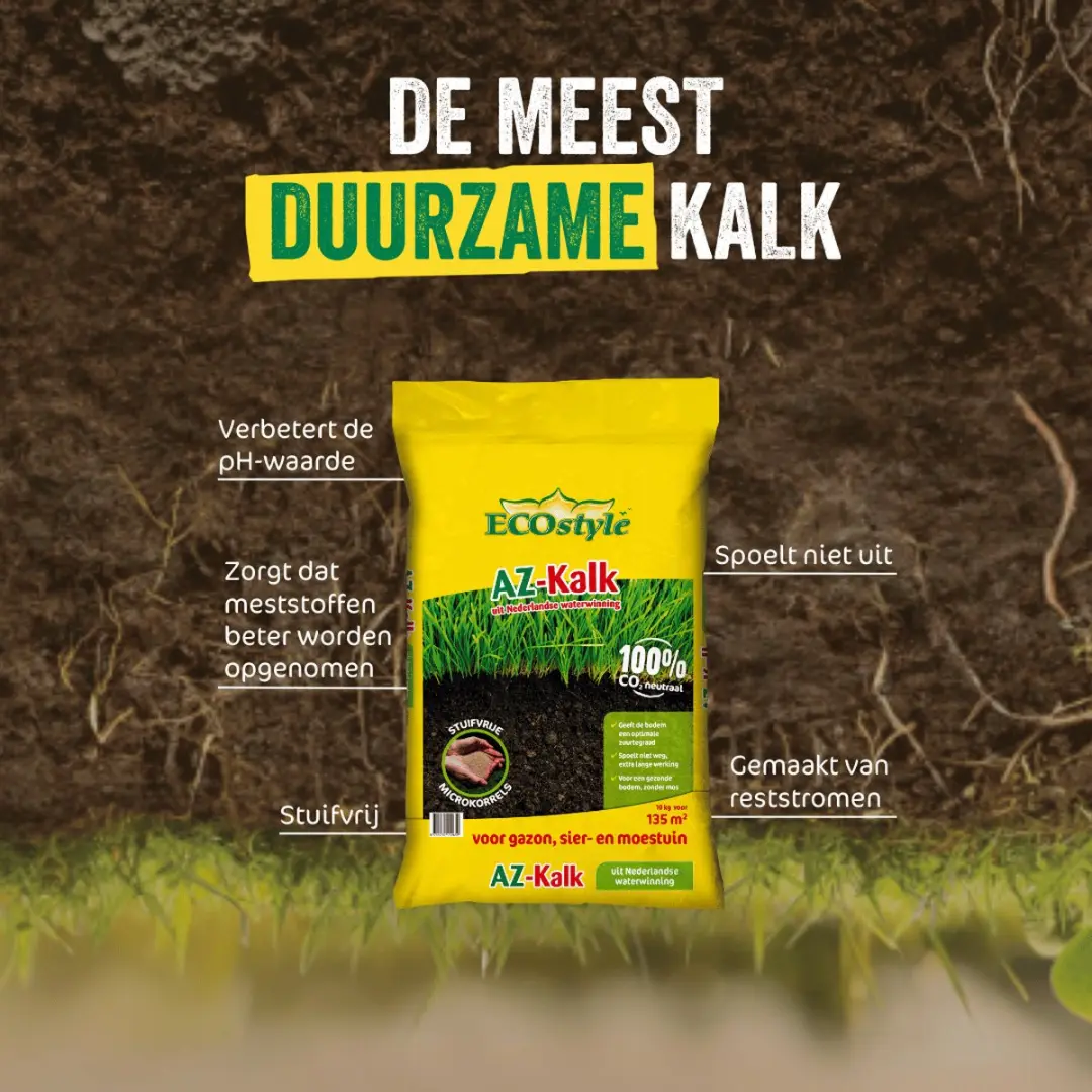 ECOstyle AZ Kalk Microkorrel 5kg - 70m² - CO2-neutraal - afbeelding 2 van 6
