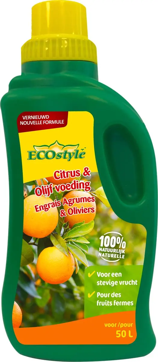 ECOstyle Citrus & Olijf Voeding 500ml - Mediterrane planten - afbeelding 6 van 6