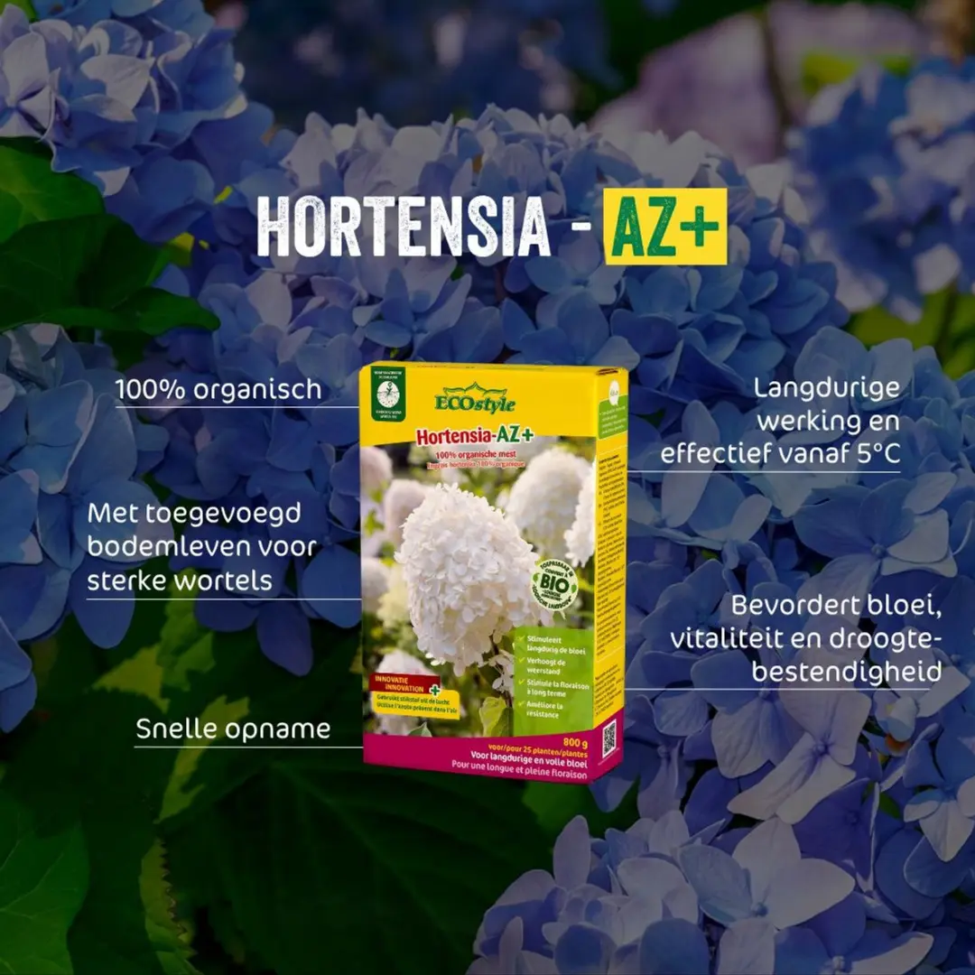 ECOstyle Hortensia-AZ Tuinmest 800g - afbeelding 2 van 6