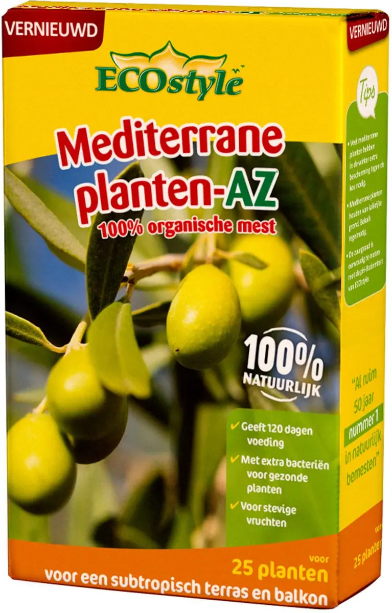 ECOstyle Mediterrane Planten-AZ Bemesting 800g - 25 Planten - afbeelding 5 van 6