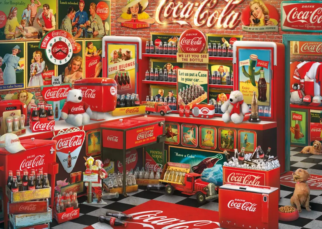 Schmidt Spiele Coca Cola Nostalgie Puzzel