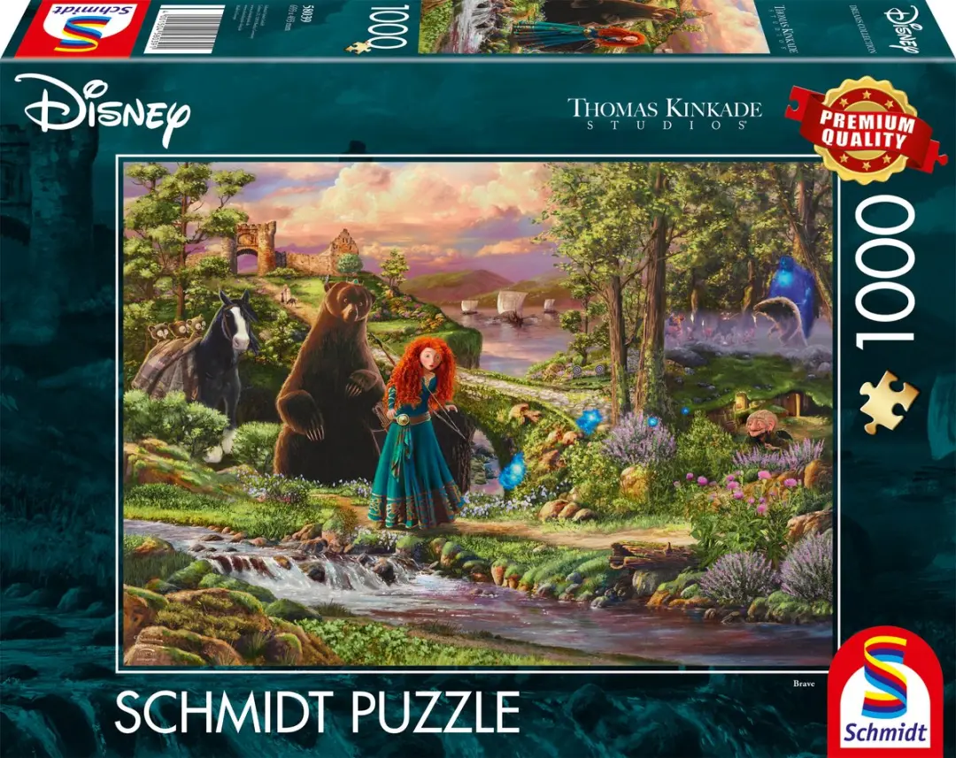 Schmidt Spiele Disney Brave Merida Puzzel 1000 Stuks - Meerkleurig