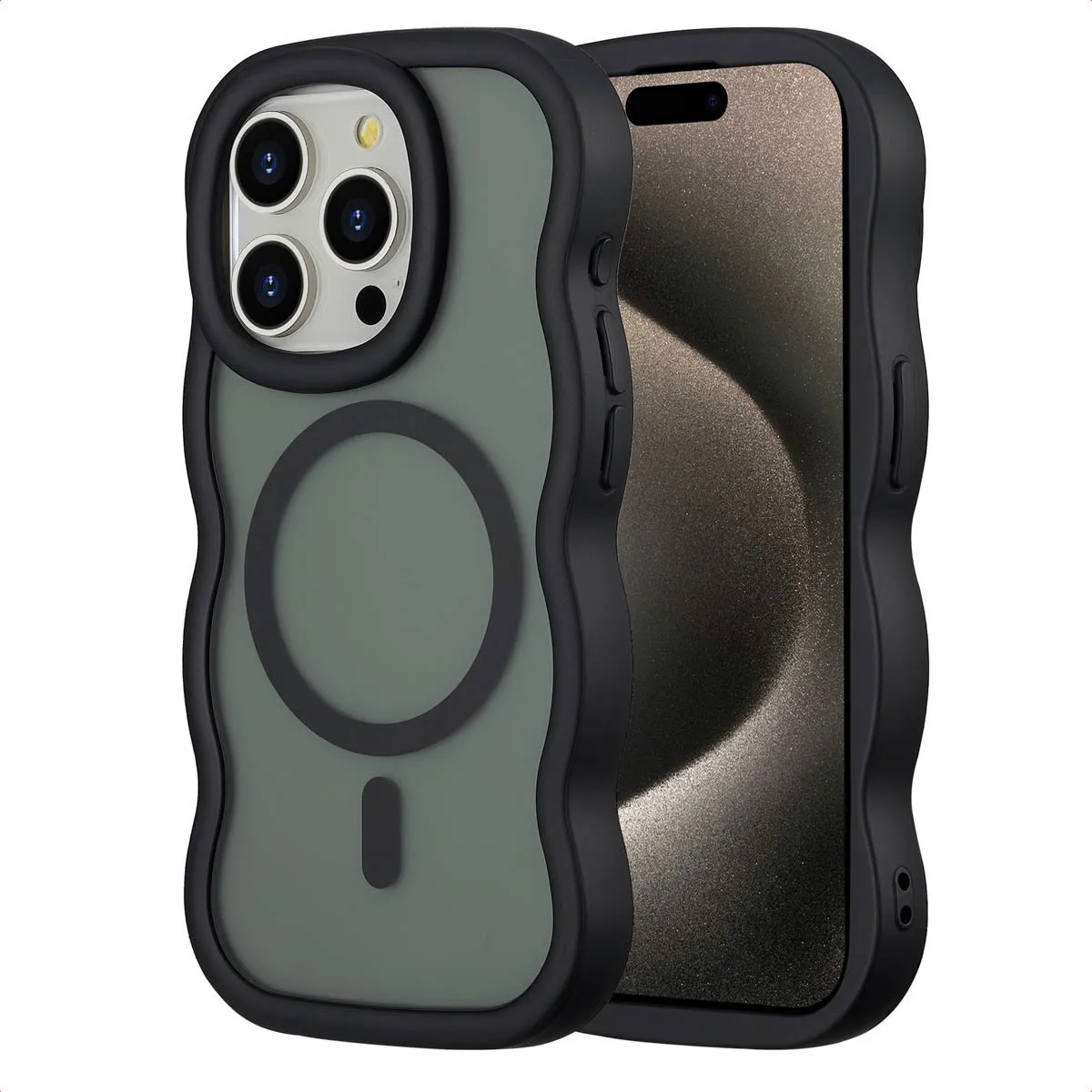Selencia Wavy Case iPhone 15 Pro