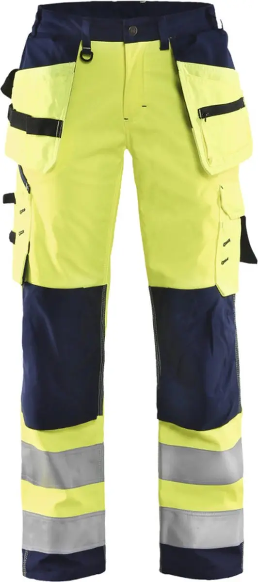 Blaklader Dames Softshell werkbroek High Vis 7167-2517
