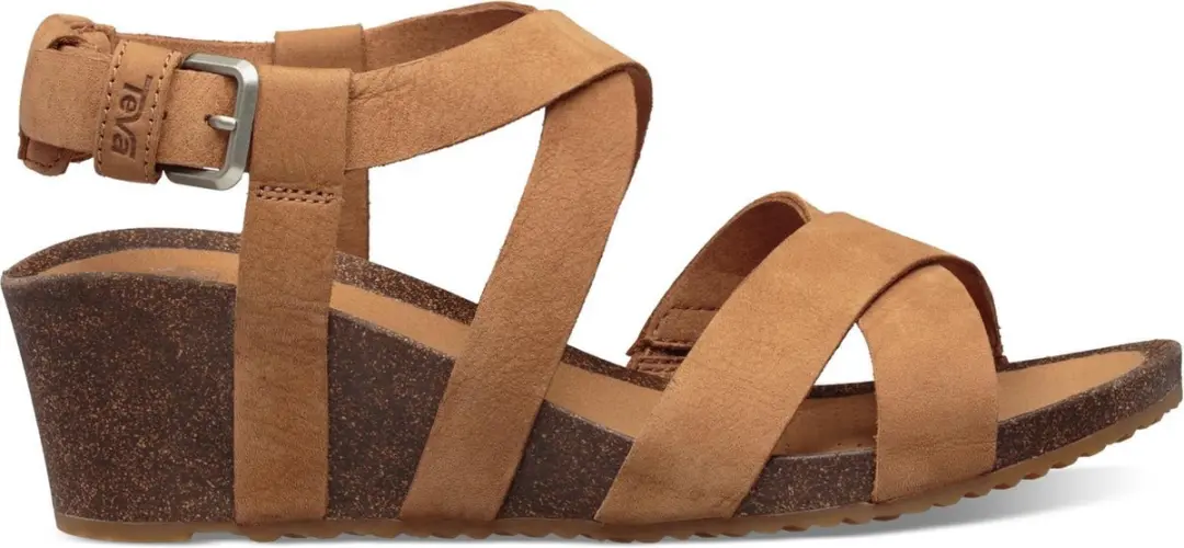 Teva Dames Mahonia Wedge Cross Sandalen