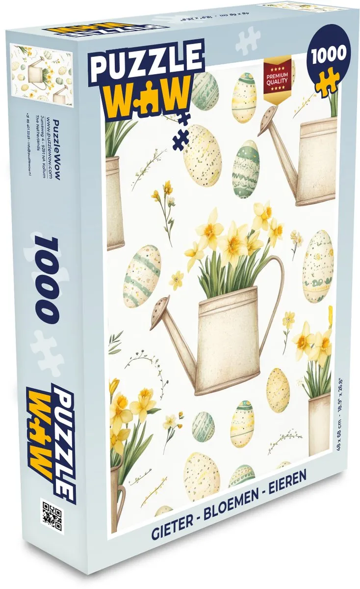 PuzzleWow Lente Narcis Legpuzzel 1000 Stuks