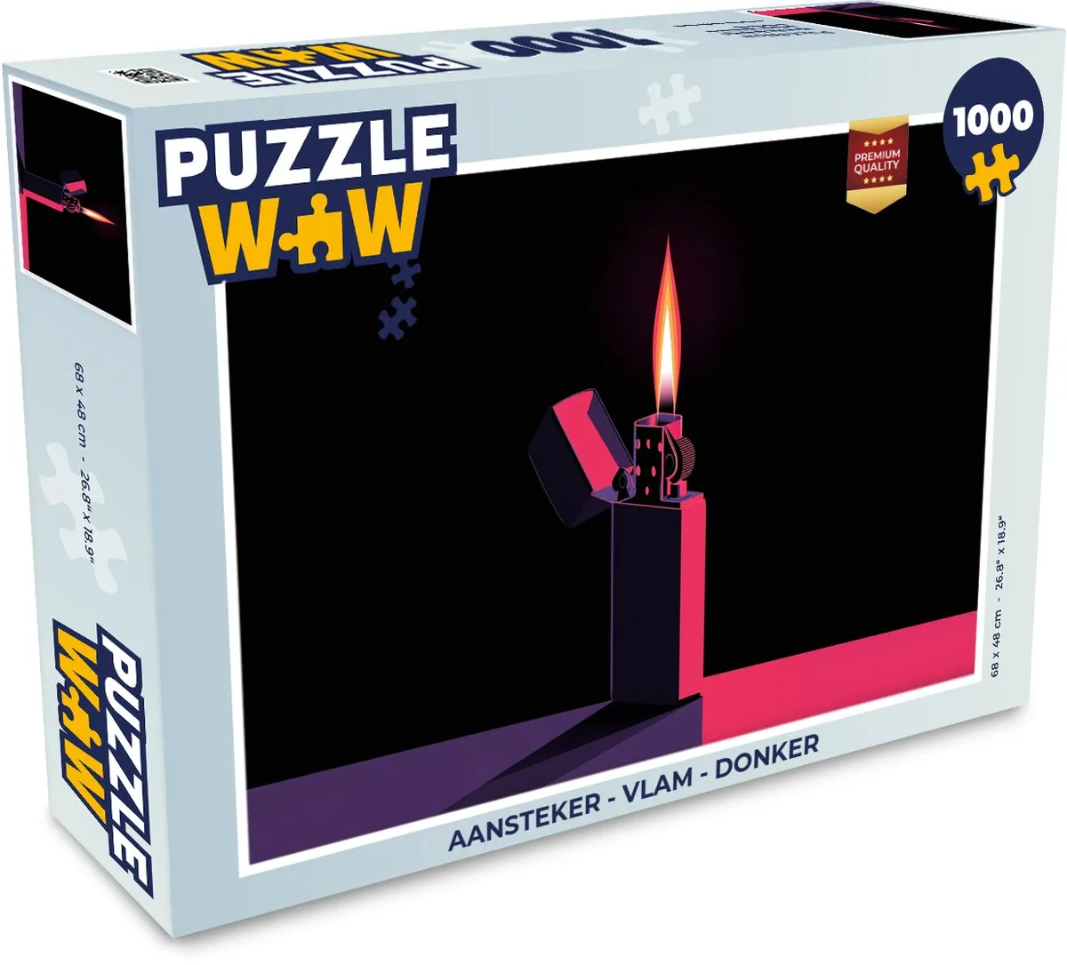 PuzzleWow Aansteker Puzzel 1000 Stuks