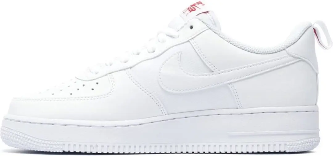"Nike Nike Air Force 1 '07 ""White University Red"" - Sneakers - Heren"